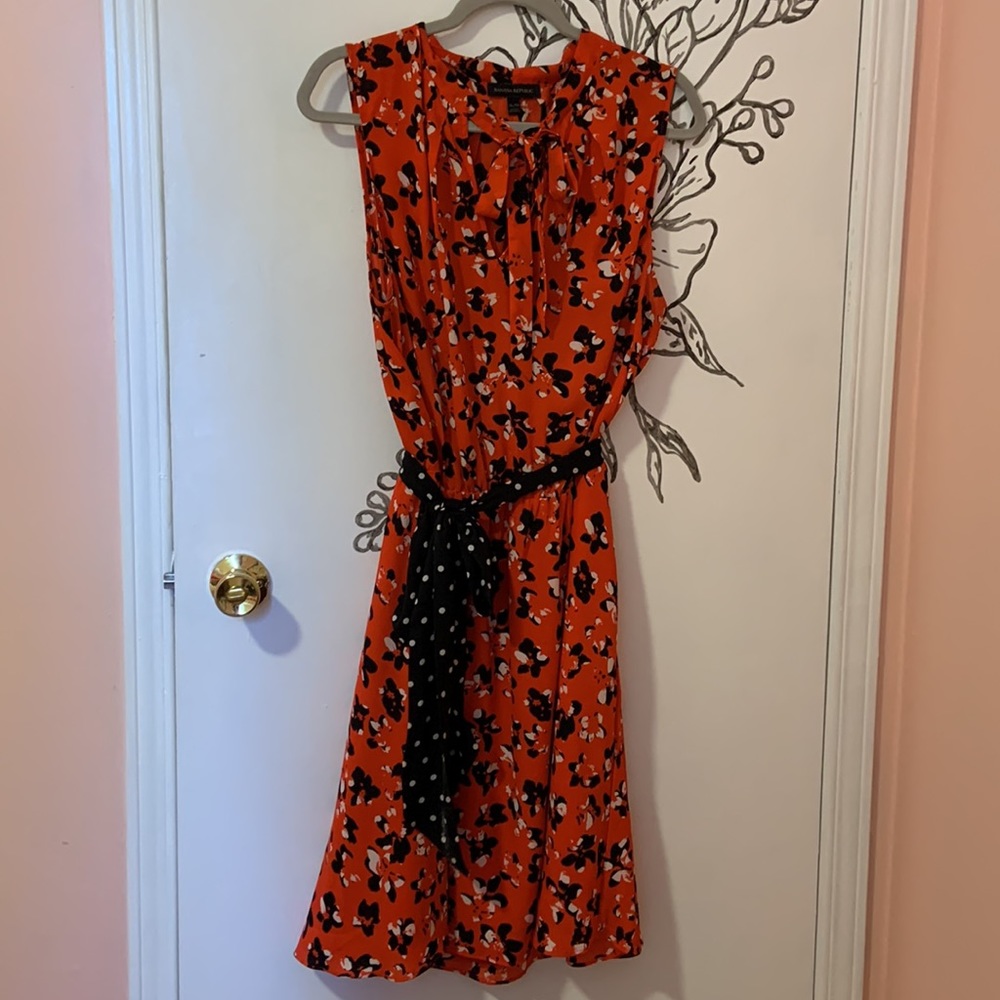 Banana Republic abstract floral dress